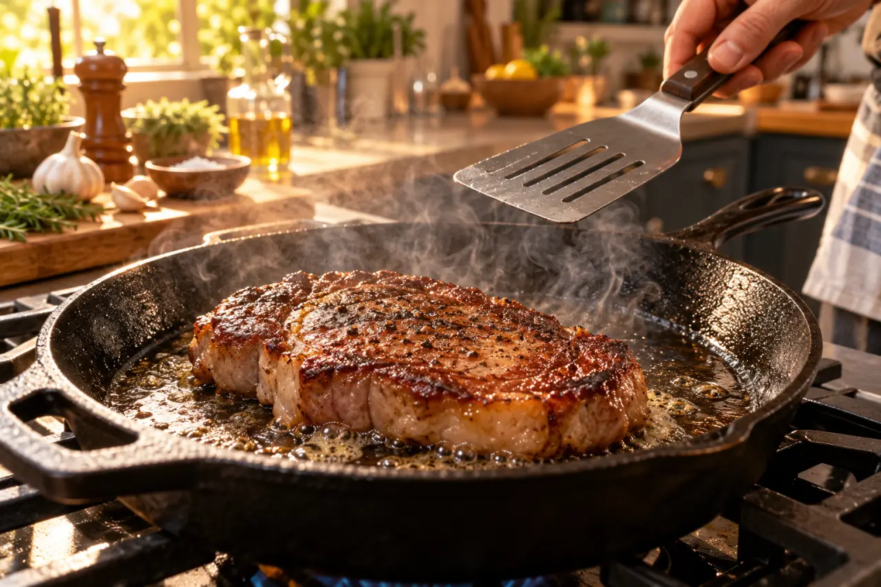 Saisir une viande : 30 secondes sans la toucher pour une croûte dorée