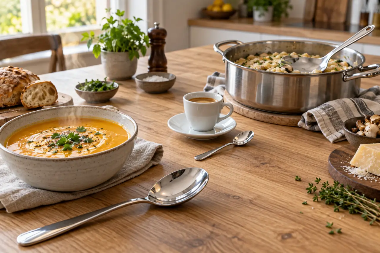 Quelle cuillère choisir pour la soupe, le café ou le risotto ?
