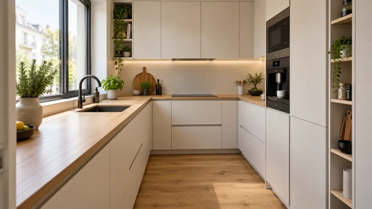Mini cuisine équipée : les choix qui libèrent vraiment le plan de travail