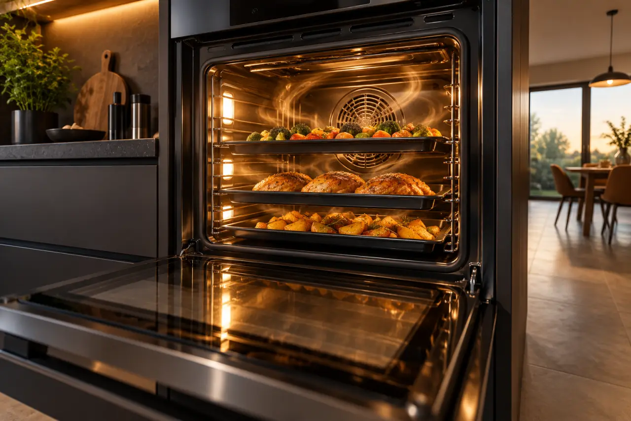Four à chaleur brassée : un ventilateur pour mieux répartir l’air chaud